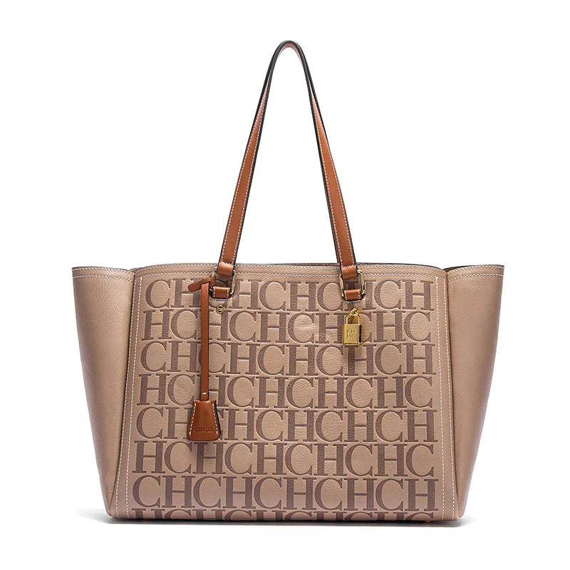 New Embossed Handbag | Large Capacity Commuter Bag for Women's Travel (Stylish & Spacious Tote)
