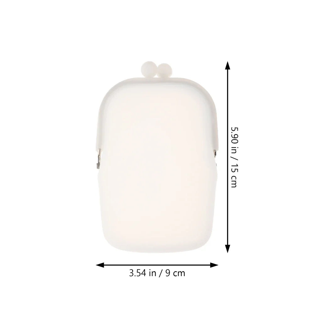 Silicone Phone Bag & Coin Purse for Women | Candy Color Small Wallet Holder Pouch (Ladies Handbag Clutch, Travel Accessories Storage)