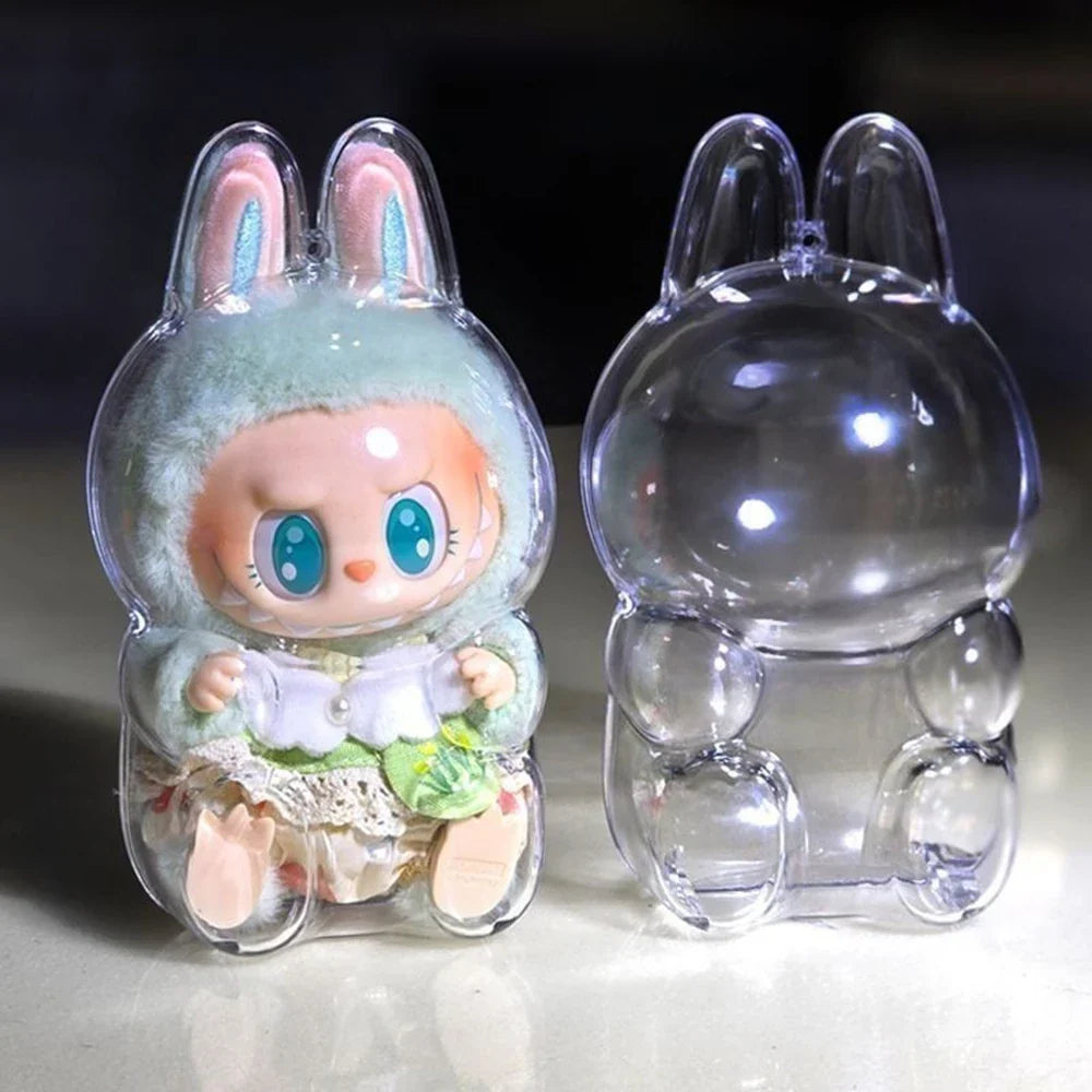 Transparent Protective Case for SkullPanda Guangweaving Garden V2 SP Doll Portable Organizer Box Storage Case