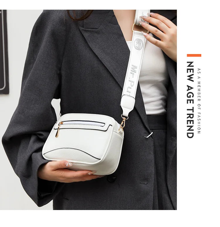 New Trendy Small Square Bag | Simple High-End Feel Women's Shoulder & Crossbody Bag (Summer Versatile Messenger Bag)
