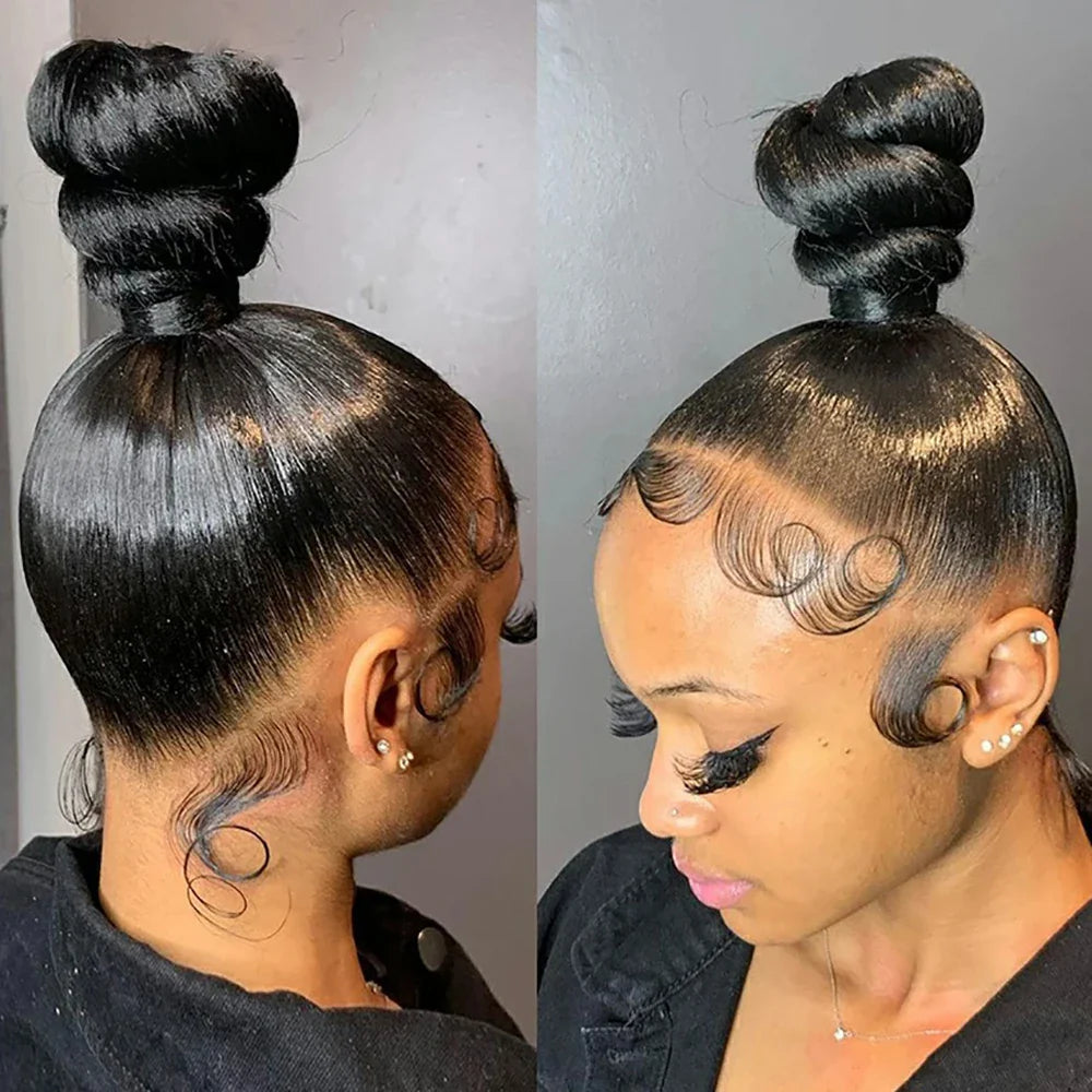 360 Lace Wig | Brazilian Bone Straight Hair | 13x6 & 13x4 Lace Frontal Wigs | 30-36 Inches