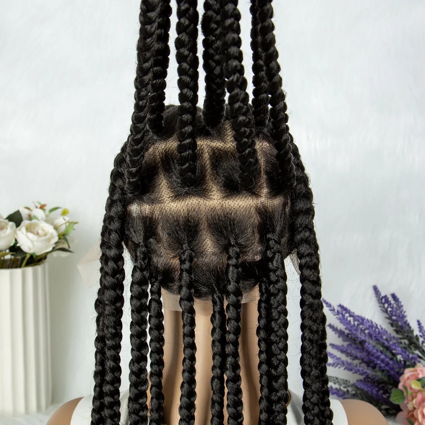 KIMA Boho Knotless Box & Twisted Dreadlocks Wig | Full Lace