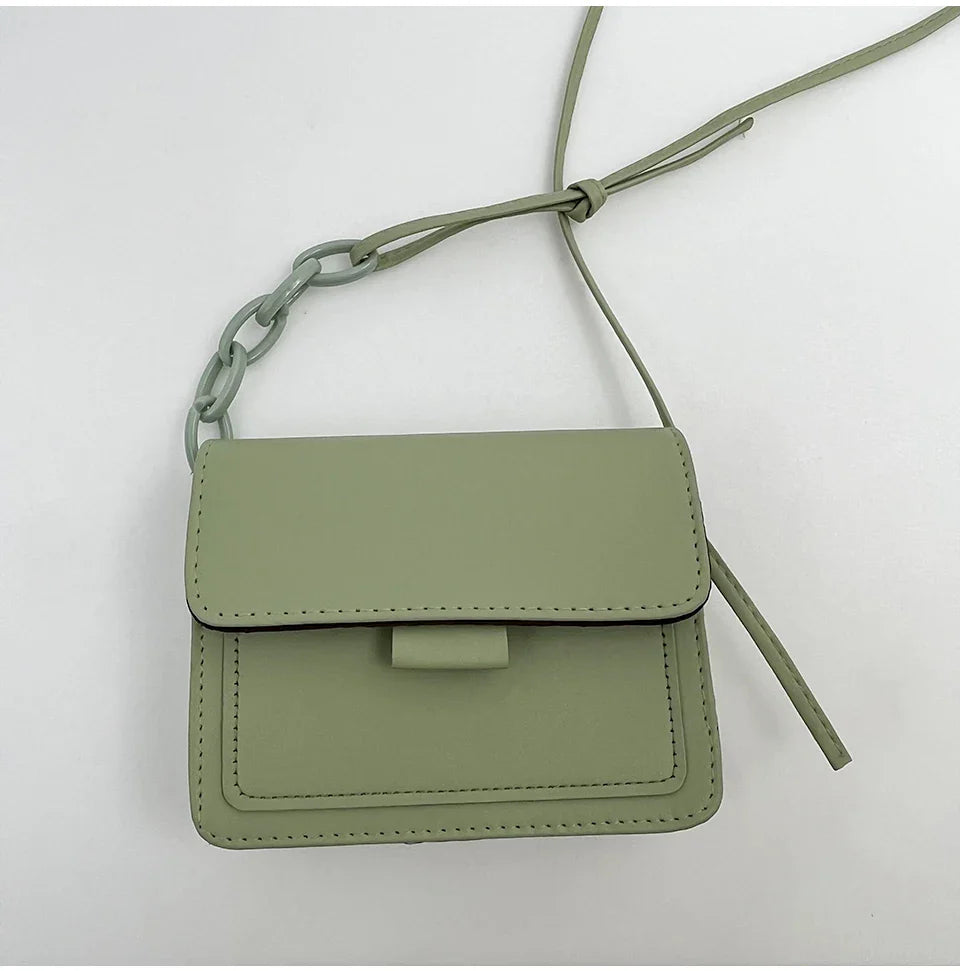 Fashion Brand Women's Small Crossbody Bag | Lightweight PU Leather Messenger Bag (Flap Handbag Purse, Summer Travel Bag for Female)