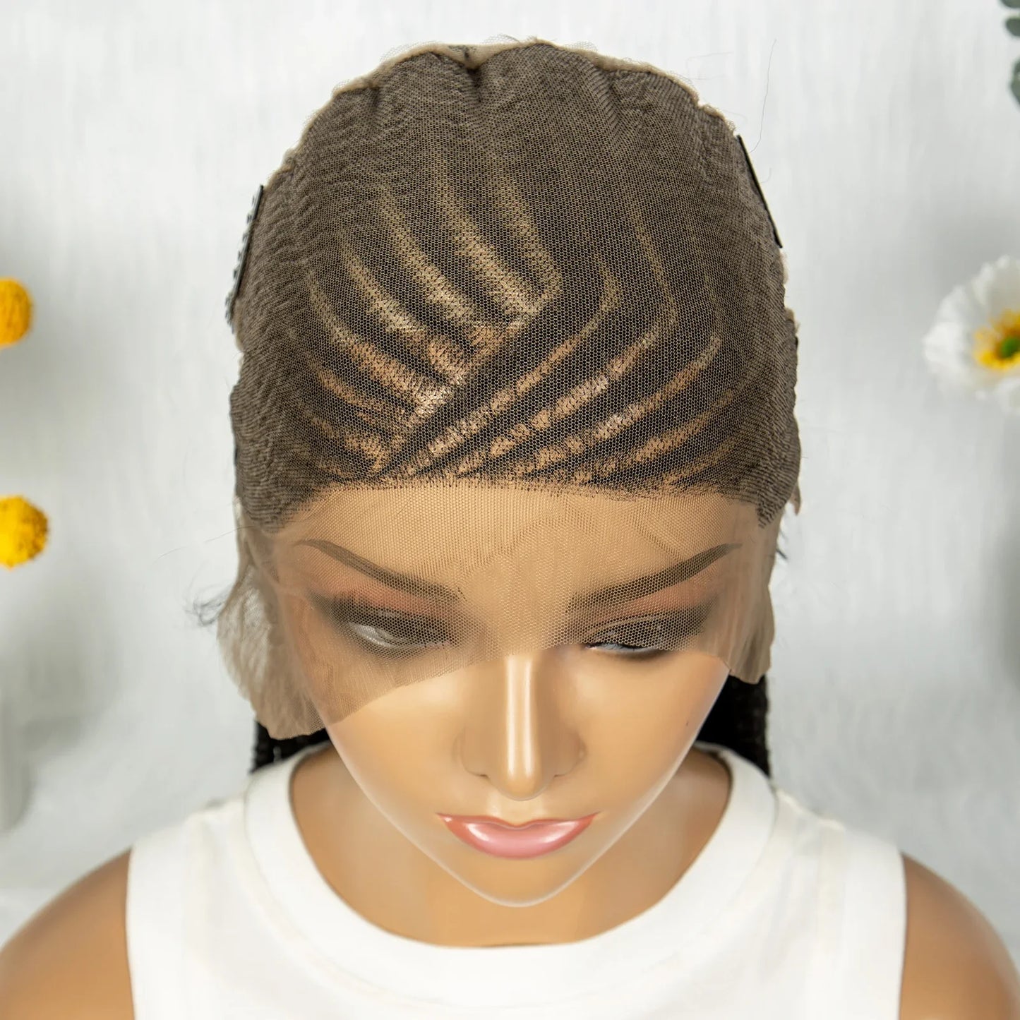 HD Lace Cornrows to Twisted Braids Wig | Full Lace Goddess Style