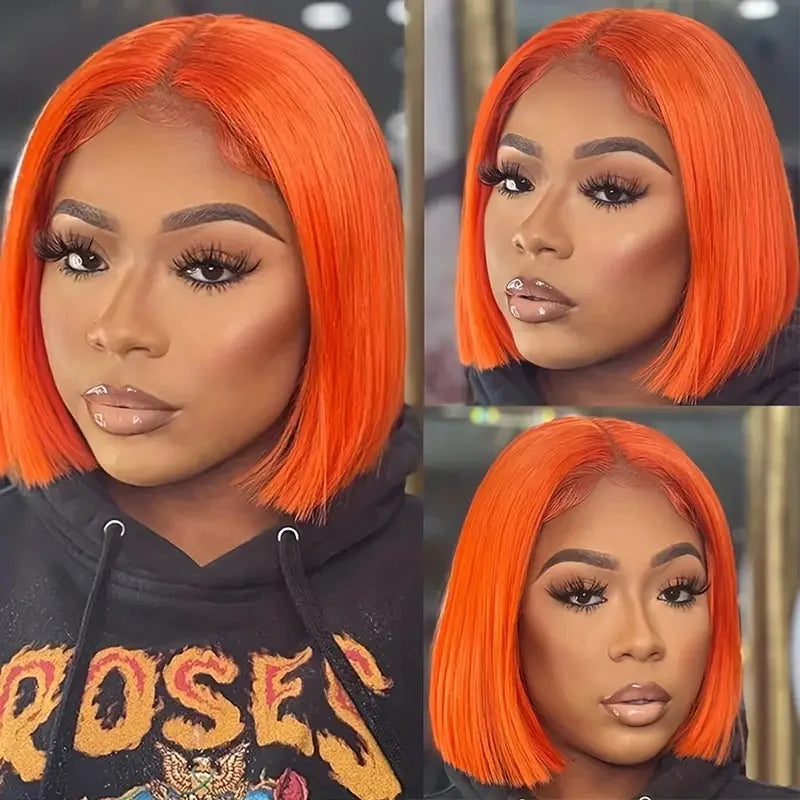 Straight Bob Pixie Cut Human Hair Wig | 180% Density 4x4 HD Lace Closure