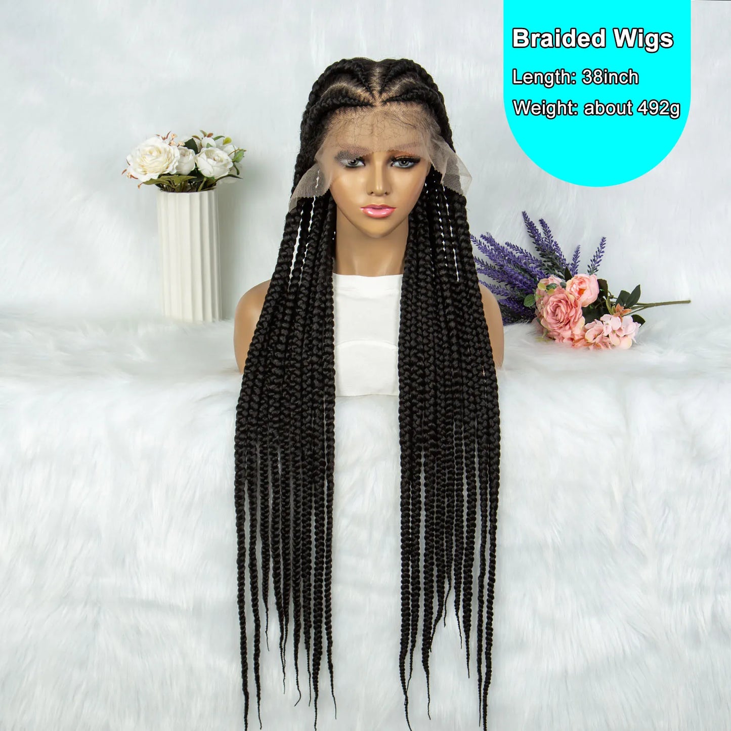 KIMA Boho Knotless Box & Twisted Dreadlocks Wig | Full Lace