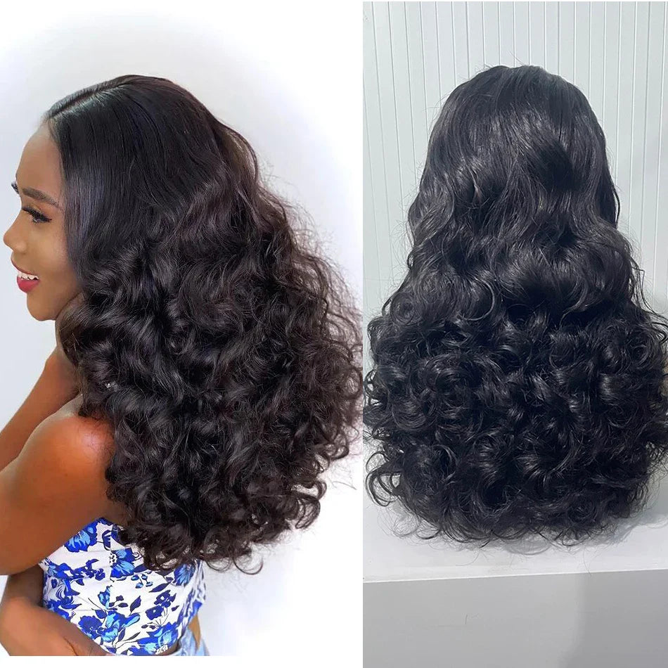 12A Double Drawn Bouncy Body Wave HD Lace Frontal Wig | 250% Density Glueless Vietnamese Raw Human Hair