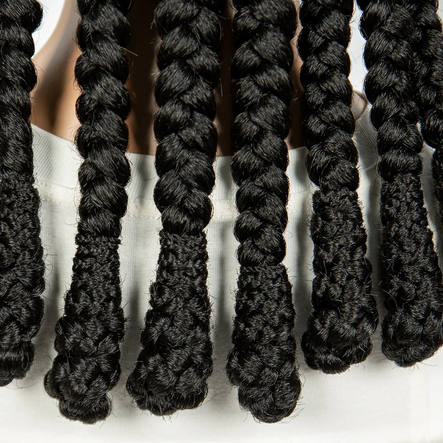 Box Braids Wig Crochet Hair Bohemian Braids Braiding Hair With  Pre-plucked Synthetic Crochet Hair for Women