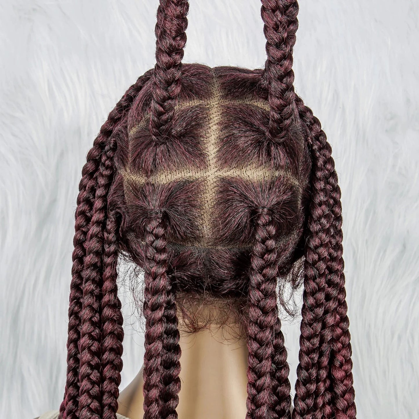 HD Lace Knotless Square Box Braids Wig | Full Lace | Baby Hair | Black Women