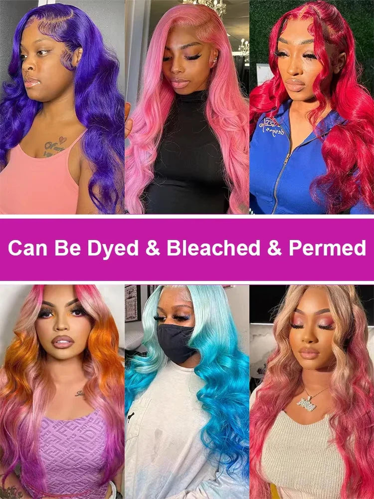 40 Inch 613 Blonde Body Wave HD Lace Front Wig | Brazilian Remy Human Hair | 250% Density