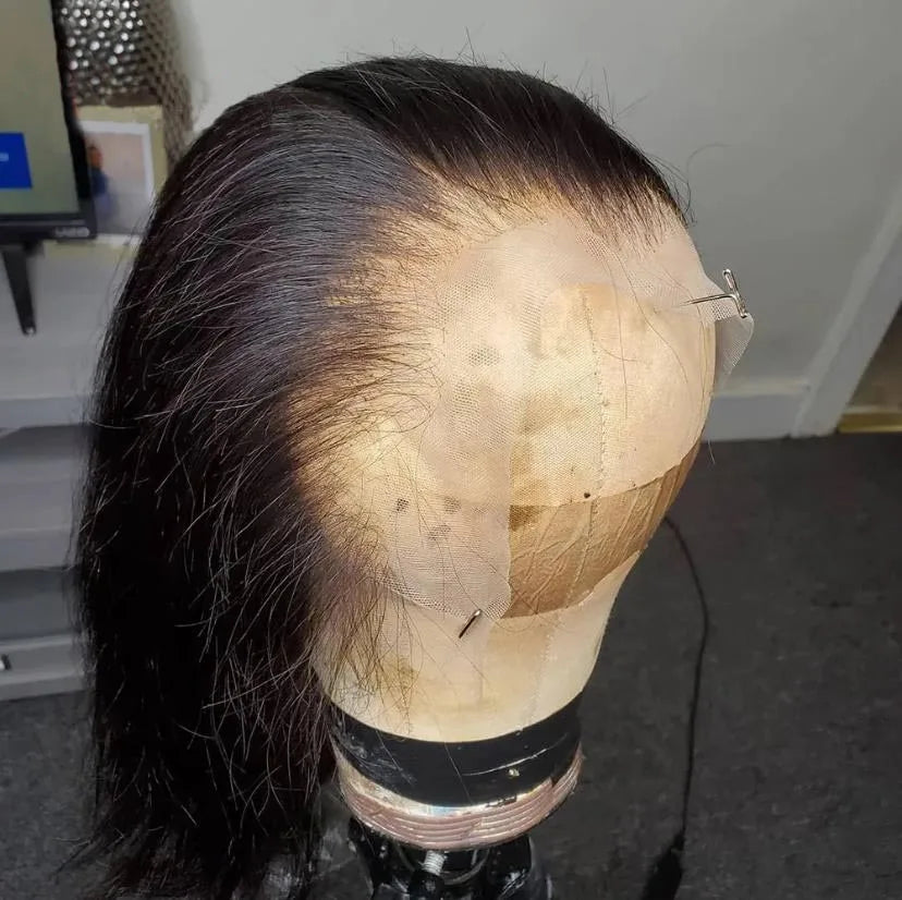 13x4 Transparent Lace Frontal | Pre-Plucked Straight & Body Wave Human Hair | Bleached Knots