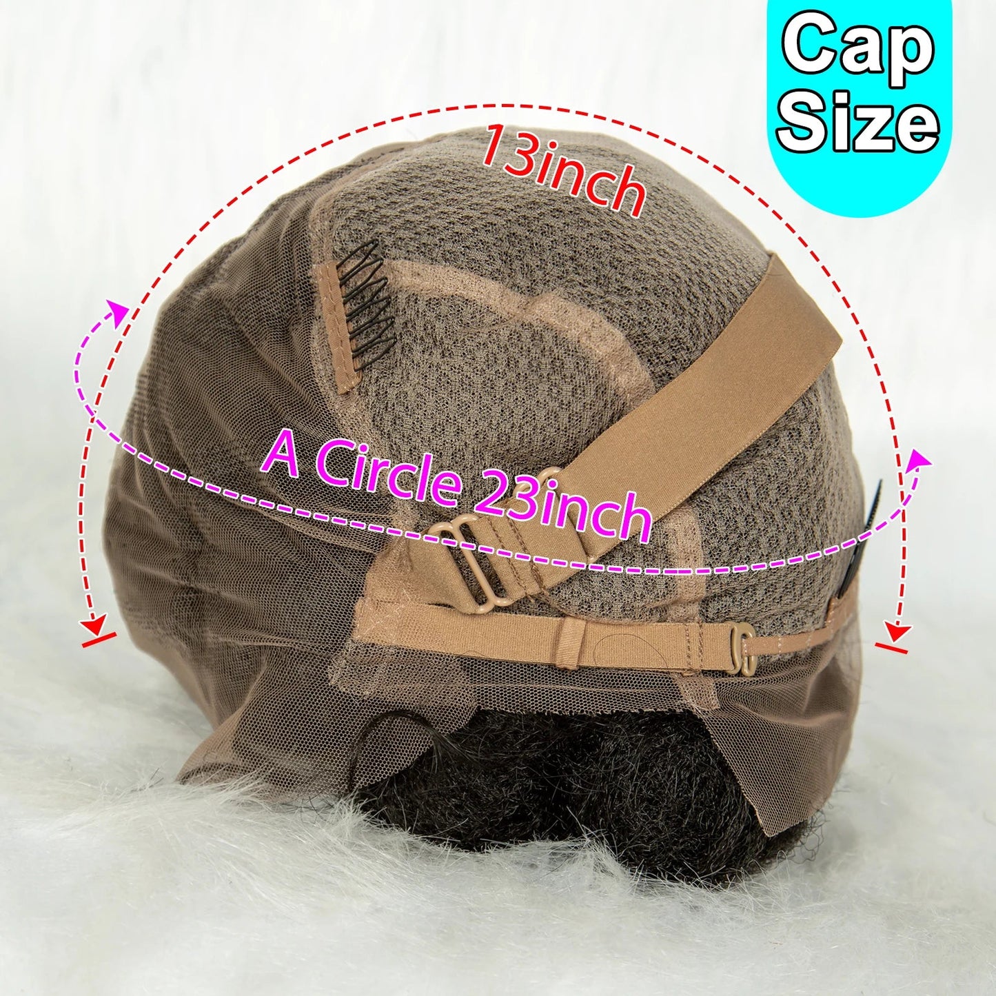 KIMA Bantu Knotless Braids Bun Wig | Full Lace with Baby Hair