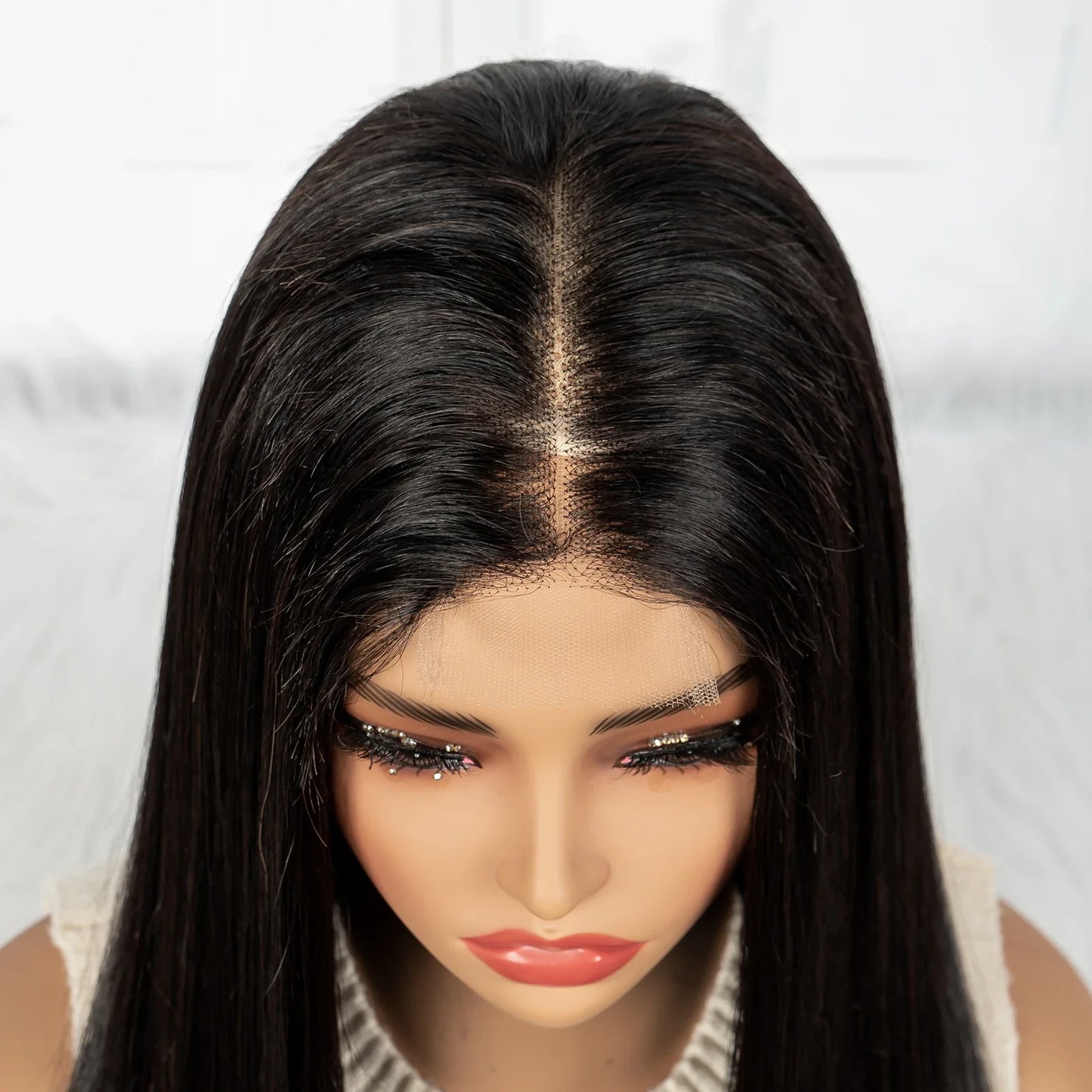 16A Double Drawn 1BT4 Chocolate Brown Bone Straight Wig | 2x6 Real HD Lace Raw Vietnamese Virgin Human Hair