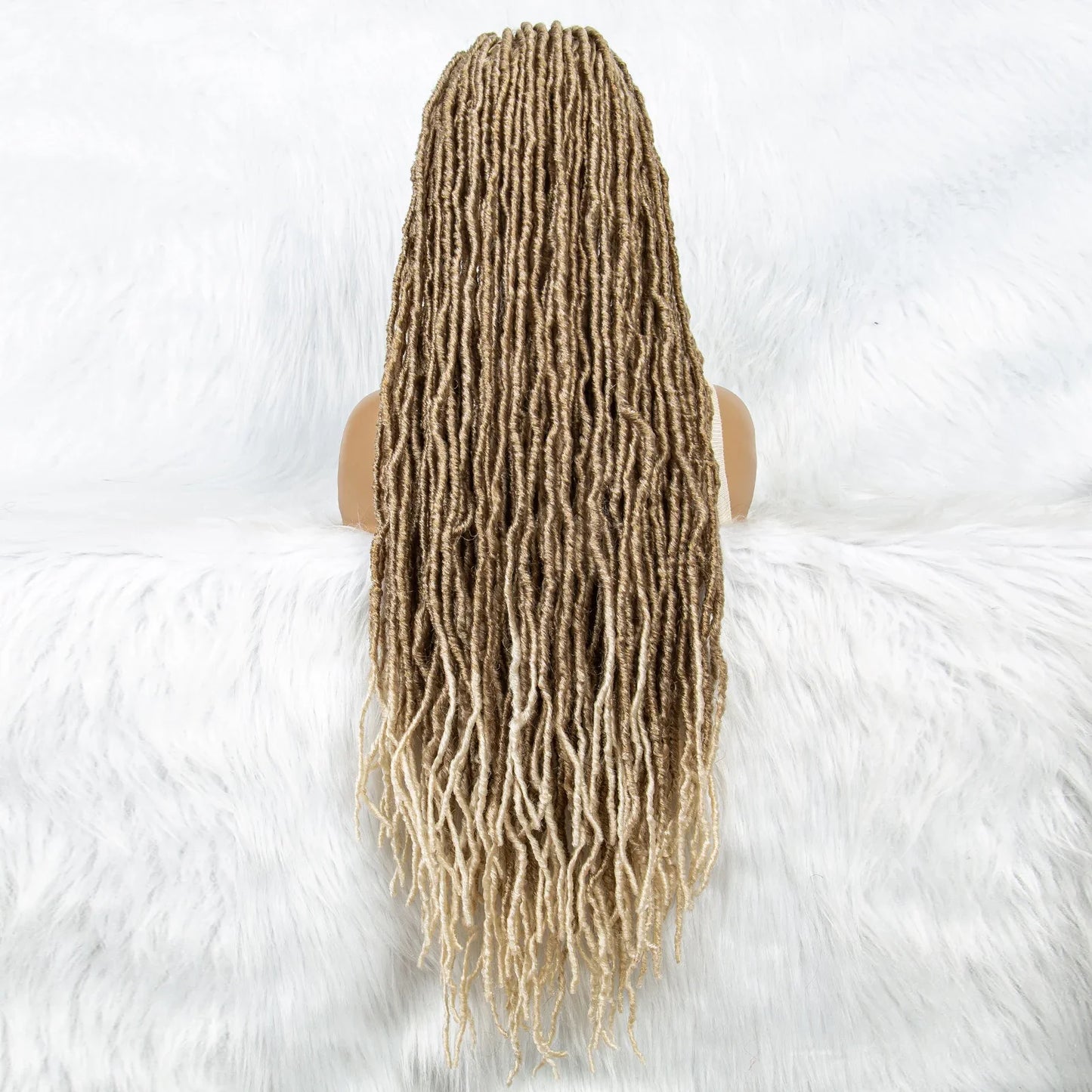 KIMA 36" Colorful Dreadlocks Braids Wig | Full Lace Front & Baby Hair