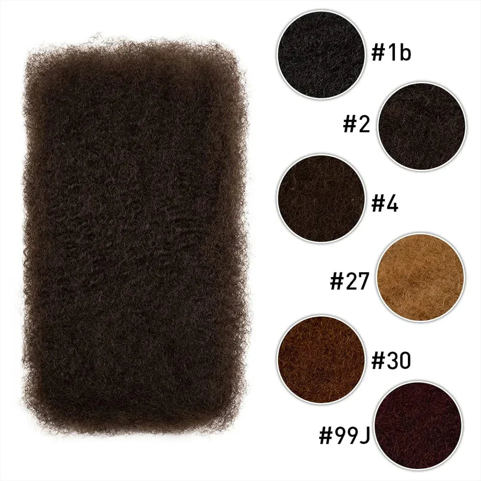 Afro Kinky Curly Bulk Human Hair | For Locs, Twists & Braids