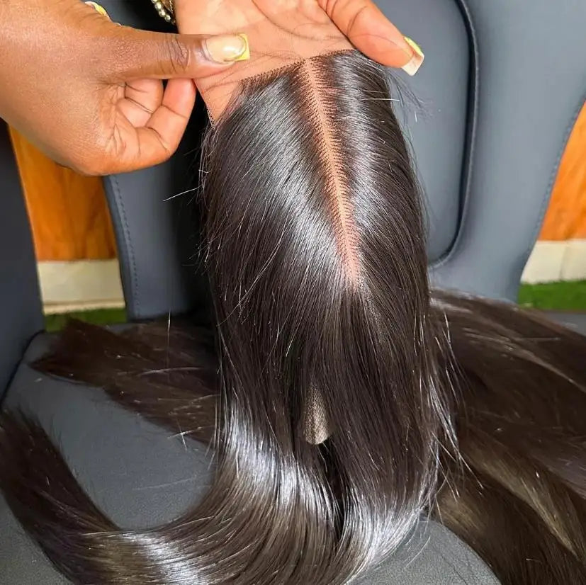 Straight & Body Wave 13x4 Transparent Lace Frontal | Deep Part Pre-Plucked Brazilian Human Hair