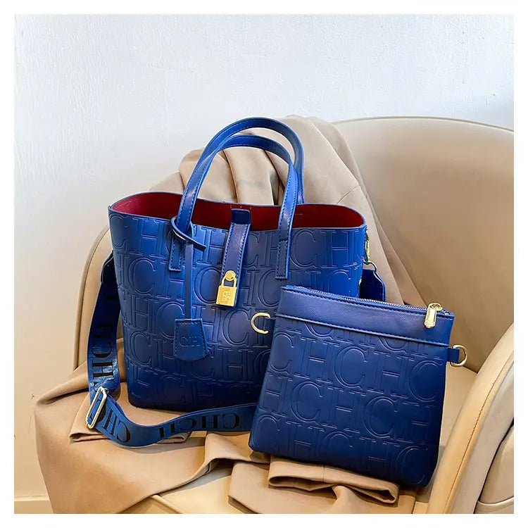 Women's New Large-Capacity Bucket Bag | Winter Fashion Letter Printing Temperament Versatile Messenger Bag