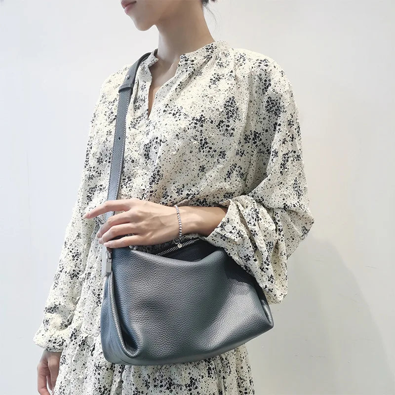 New Crossbody Bag for Women | Genuine Leather Adjustable Straps Shoulder Messenger Purse & Luxury Designer Handbag (Sac A Main)