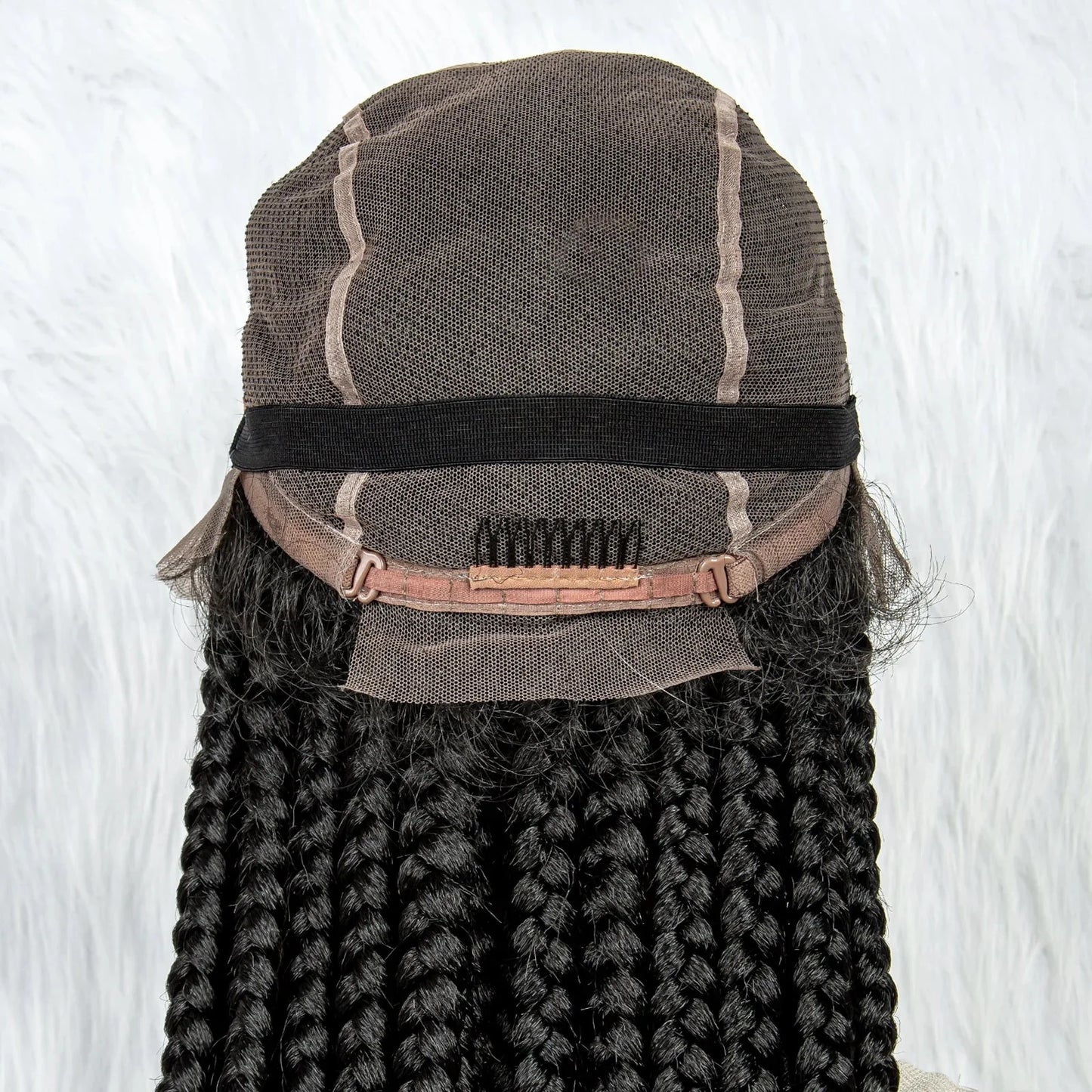HD Lace Knotless Square Box Braids Wig | Full Lace | Baby Hair | Black Women