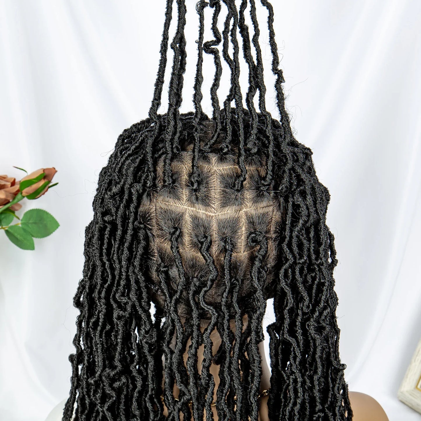 Faux Locs & Dreadlocks Braided Wig | Full Lace Front | Baby Hair | African Inspired