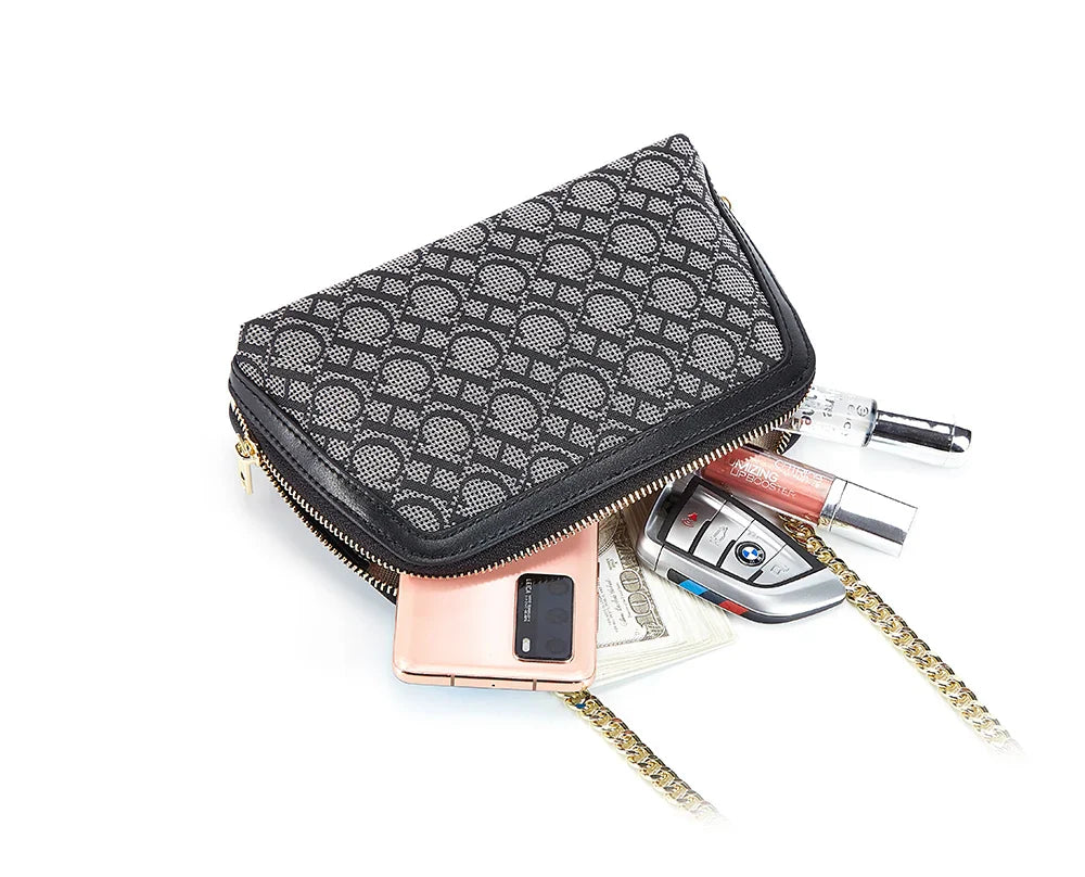 Shoulder Bag Fashion Retro Messenger Bag | Designer Light Luxury Crossbody Bag & Chain Suede Leather Bag (Chain Shoulder Bag)