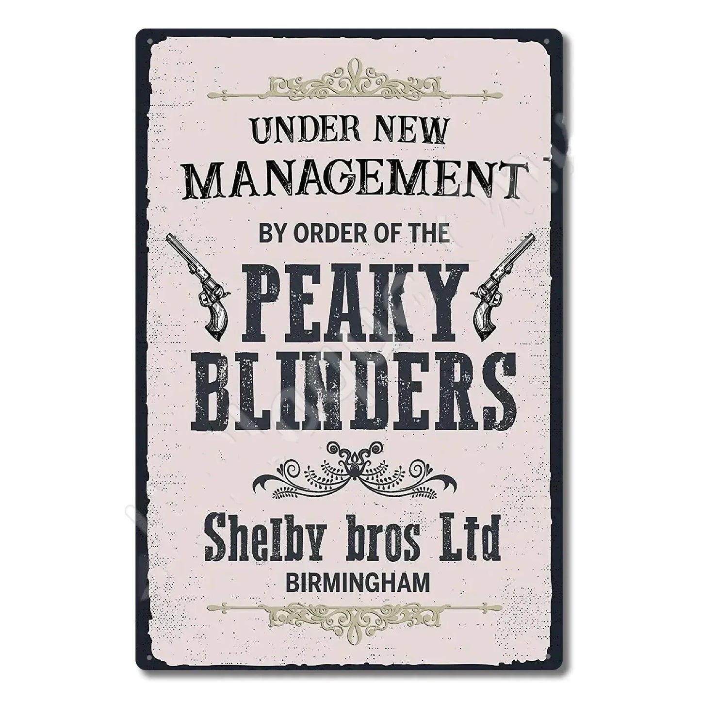 P-Peakys B-Blinders Whiskey Metal Sign - Retro Tin Plaque with Iconic Flat Cap & Whiskey Bottle Art, Eye-Catching Wall Decor