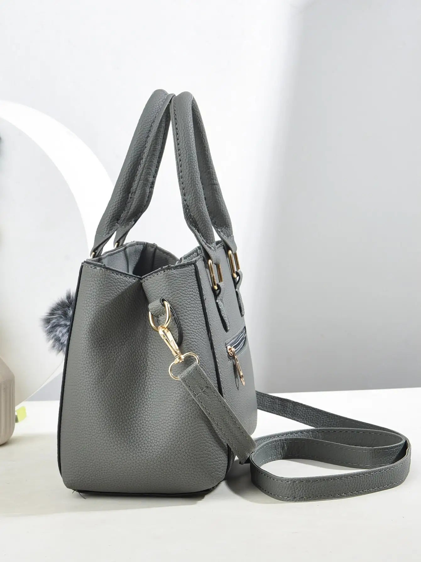 Fashionable Large Capacity Embroidered Crossbody Bag for Women | PU Leather Handbag for Daily Use & Business
