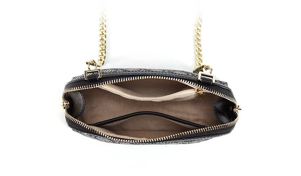 Shoulder Bag Fashion Retro Messenger Bag | Designer Light Luxury Crossbody Bag & Chain Suede Leather Bag (Chain Shoulder Bag)