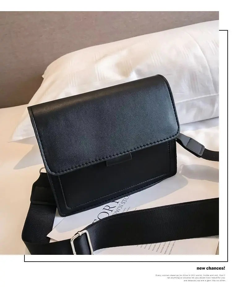 Fashion Brand Women's Small Crossbody Bag | Lightweight PU Leather Messenger Bag (Flap Handbag Purse, Summer Travel Bag for Female)