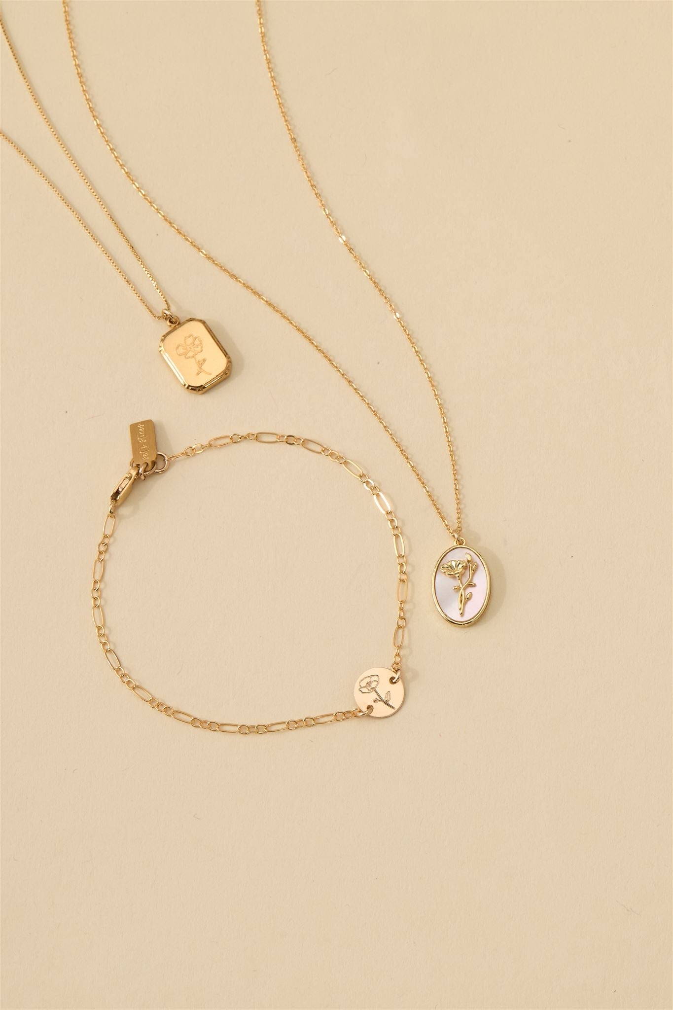 Katrina Birth Flower Necklace