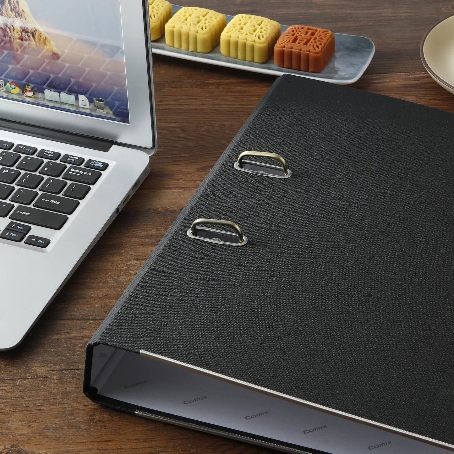 A4/A7 Ring Binder Clips Metal Loose-Leaf Binding Clips 2-Hole Spiral File Folder DIY Album Diary Clips Ring Notebook Stationery
