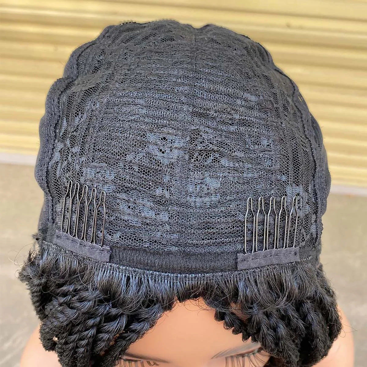 12-Inch Synthetic Box Braided Bob Wig | Crochet Braids | Heat Resistant | Short Braids for Black Women