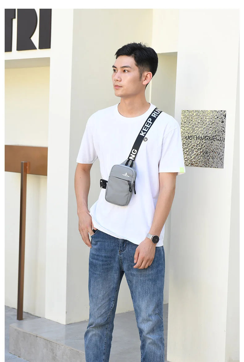 Small Chest Bag & Mobile Phone Bag | Outdoor Sports Mini Fashion Shoulder & Messenger Bag (Unisex Gift)