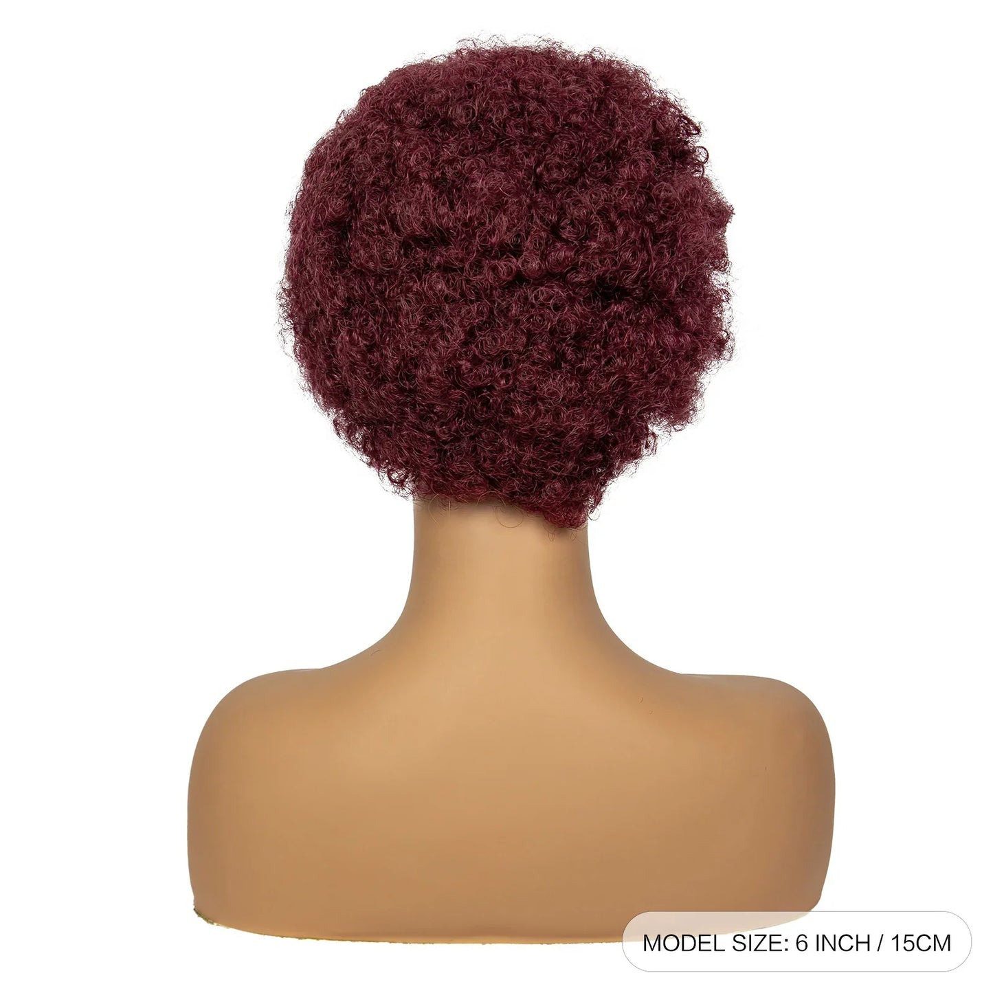 6" 1B/4 Afro Kinky Curly Cornrow Braids Bob Wig | 13x4 Lace Frontal