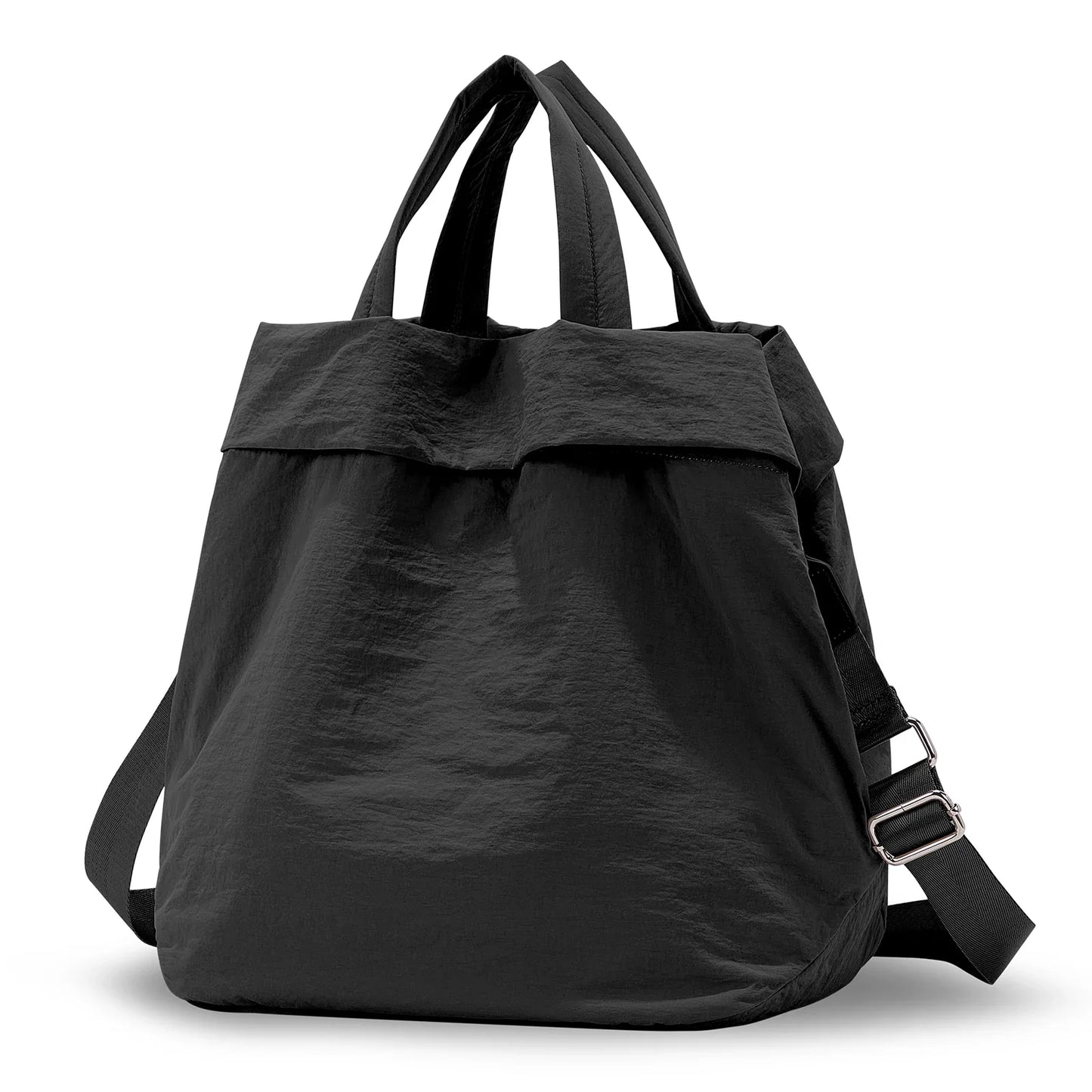 Multi-Color Large-Capacity Portable Shoulder Bag | Unisex Commuter Handbag & Small Satchel (Solid, Zipper Closure)