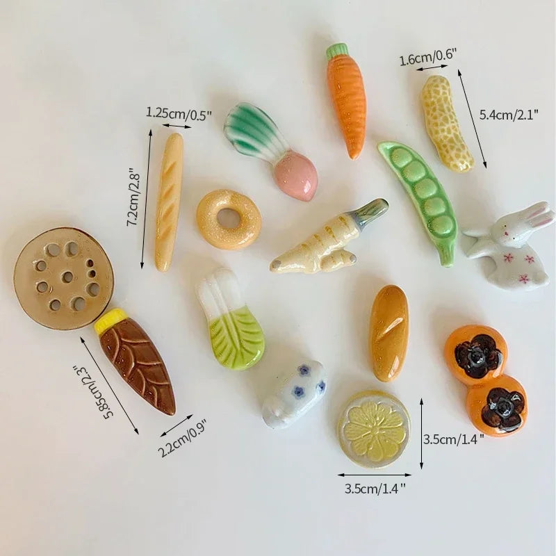 On sell Ceramic Vegetable Shape Chopsticks Holder Chopsticks Holder Stand Practical Fashion Kitchen Tableware Chopsticks Holders