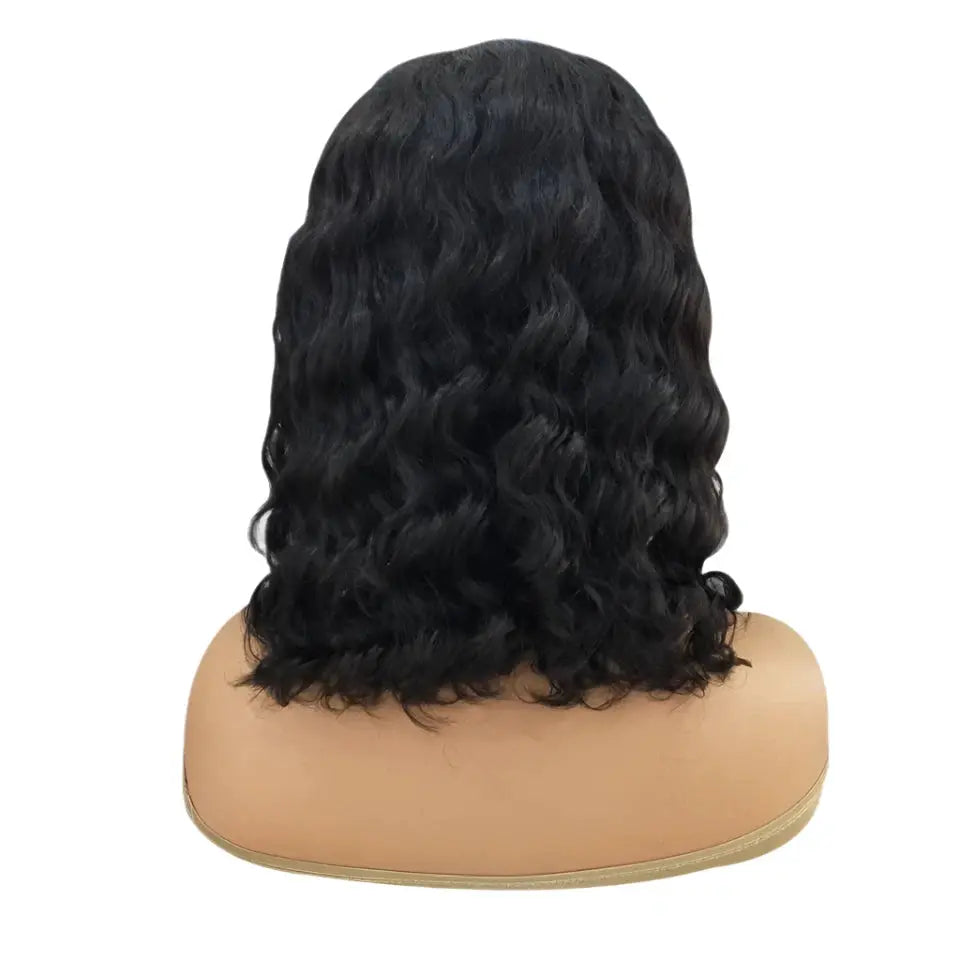 Short Bob | 6X4 | Body Wave Wig | Lace Front | Human Hair | Transparent Lace Closure | Pre-Cut | Pre-Plucked | Glueless | HD | Ready To Wear | Wear and Go