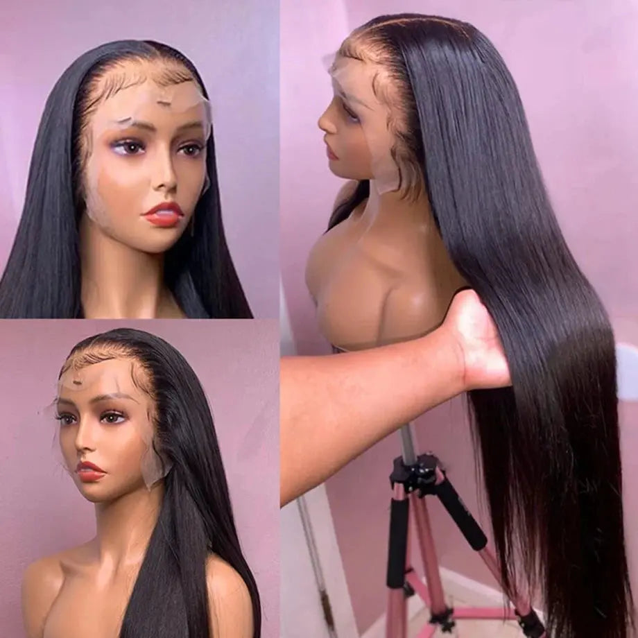 Straight | Human Hair | HD | Lace Frontal | Glueless | Ready To Wear | Brazilian | Preplucked