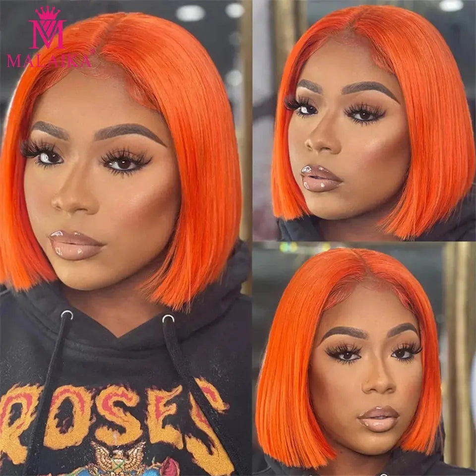 Straight | Short BoB | Lace Front | Human Hair | Glueless | Brazilian | Ready to Wear