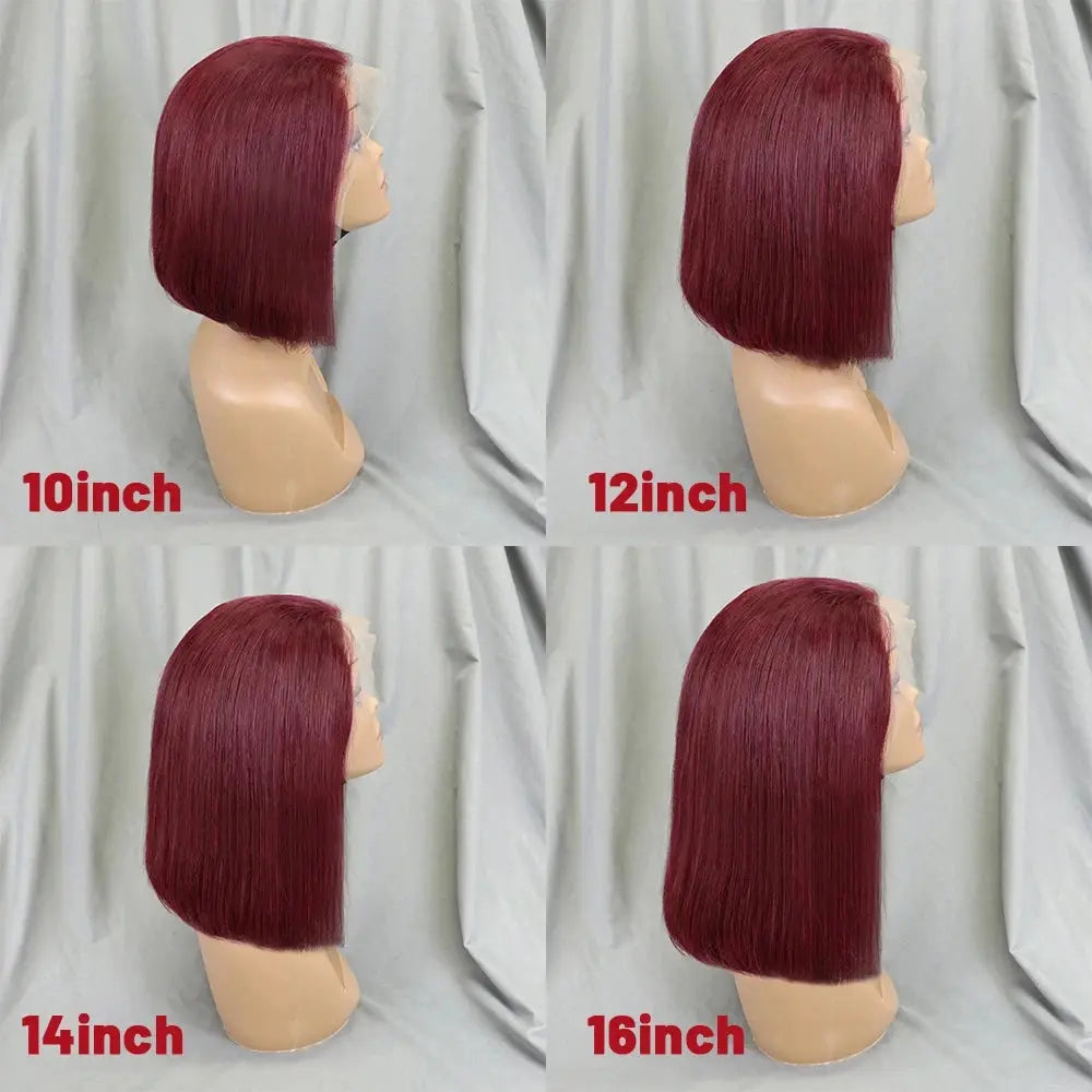 Straight | Short BoB | Lace Front | Human Hair | Glueless | Brazilian | Ready to Wear