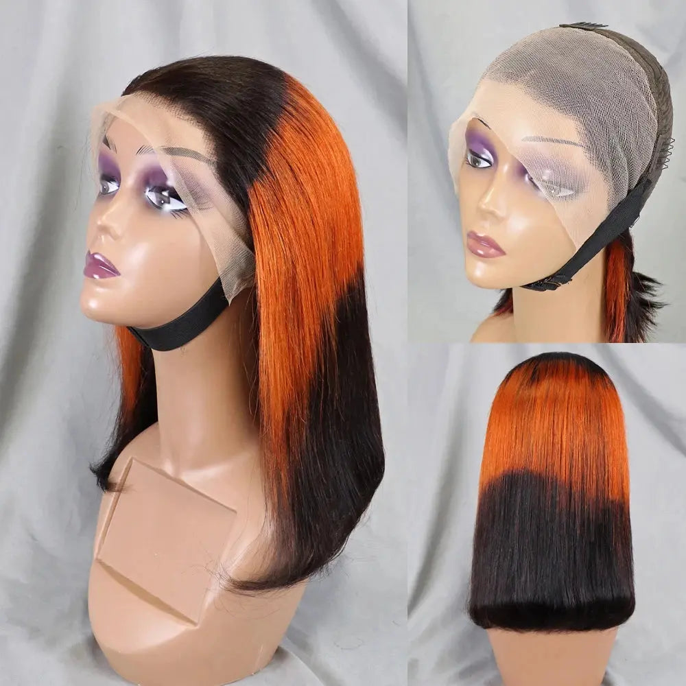 Straight | Short BoB | Lace Front | Human Hair | Glueless | Brazilian | Ready to Wear
