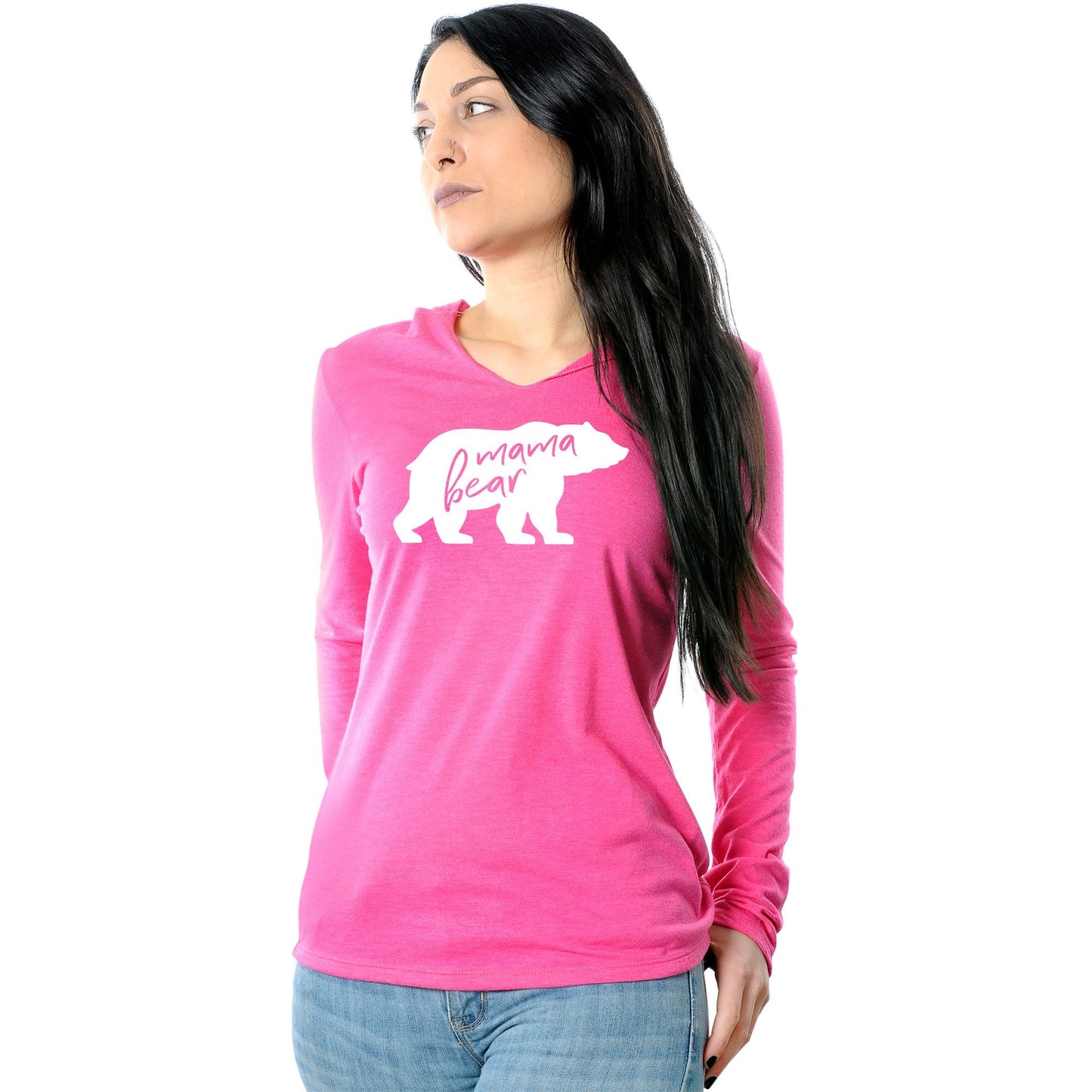 Mama Bear Tapered Long Sleeve Hoodie