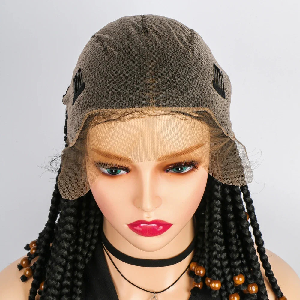 14" Short Braided Bob Wig | Lace Front | Heat Resistant | Black Women