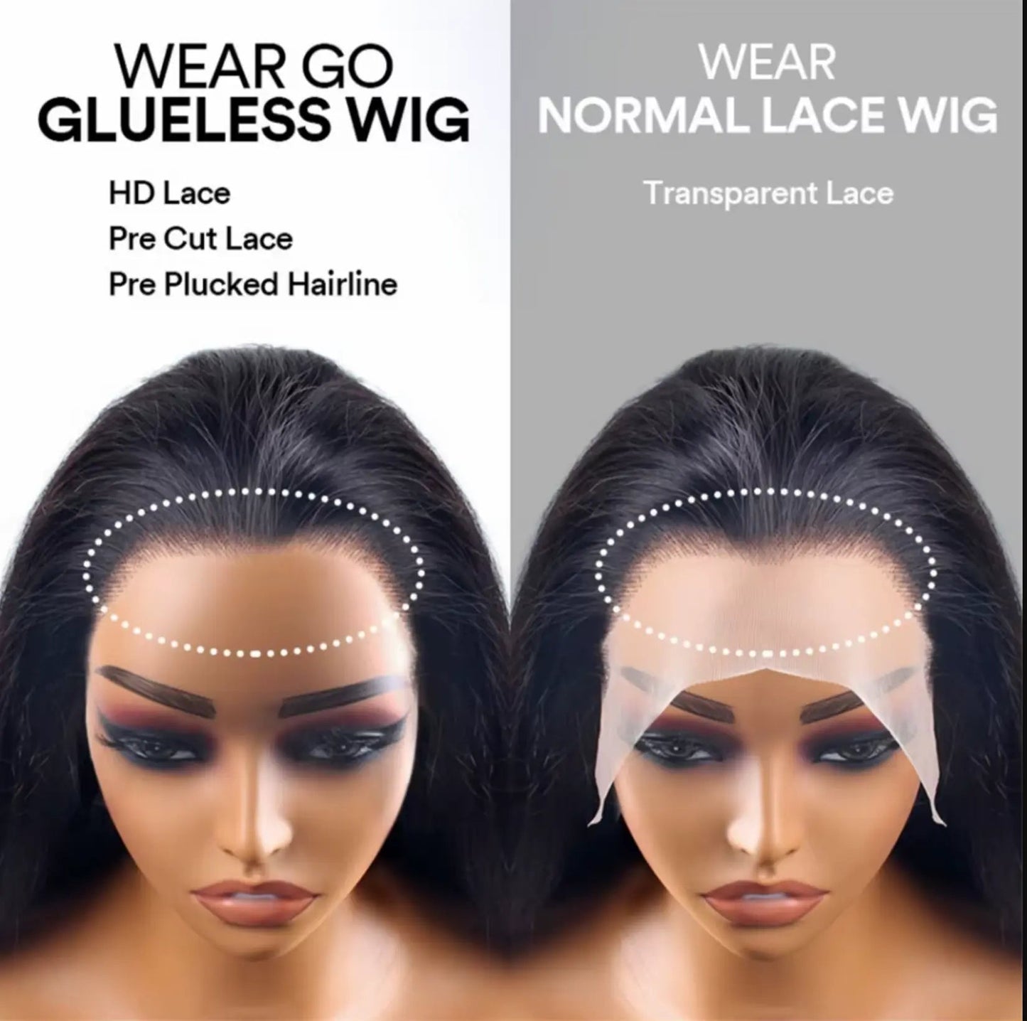 Water Wave Lace Front | Lace Closure | Black | Curly | HD Lace Frontal Human Hair | Glueless | Human Hair | Ready To Wear