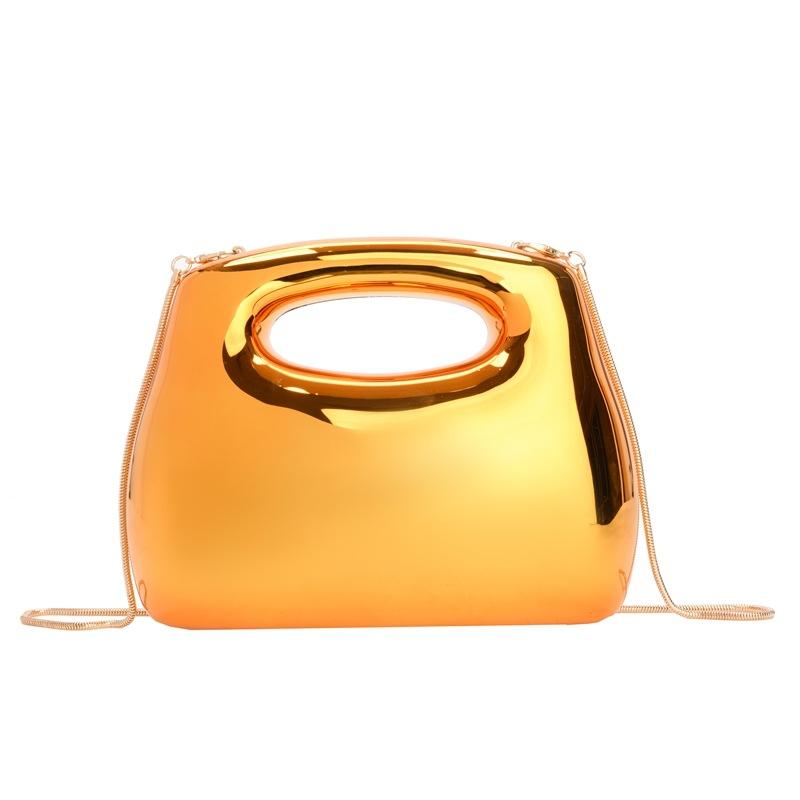 Acrylic bag square box clutch bag metal dinner bag Crossbody even bag