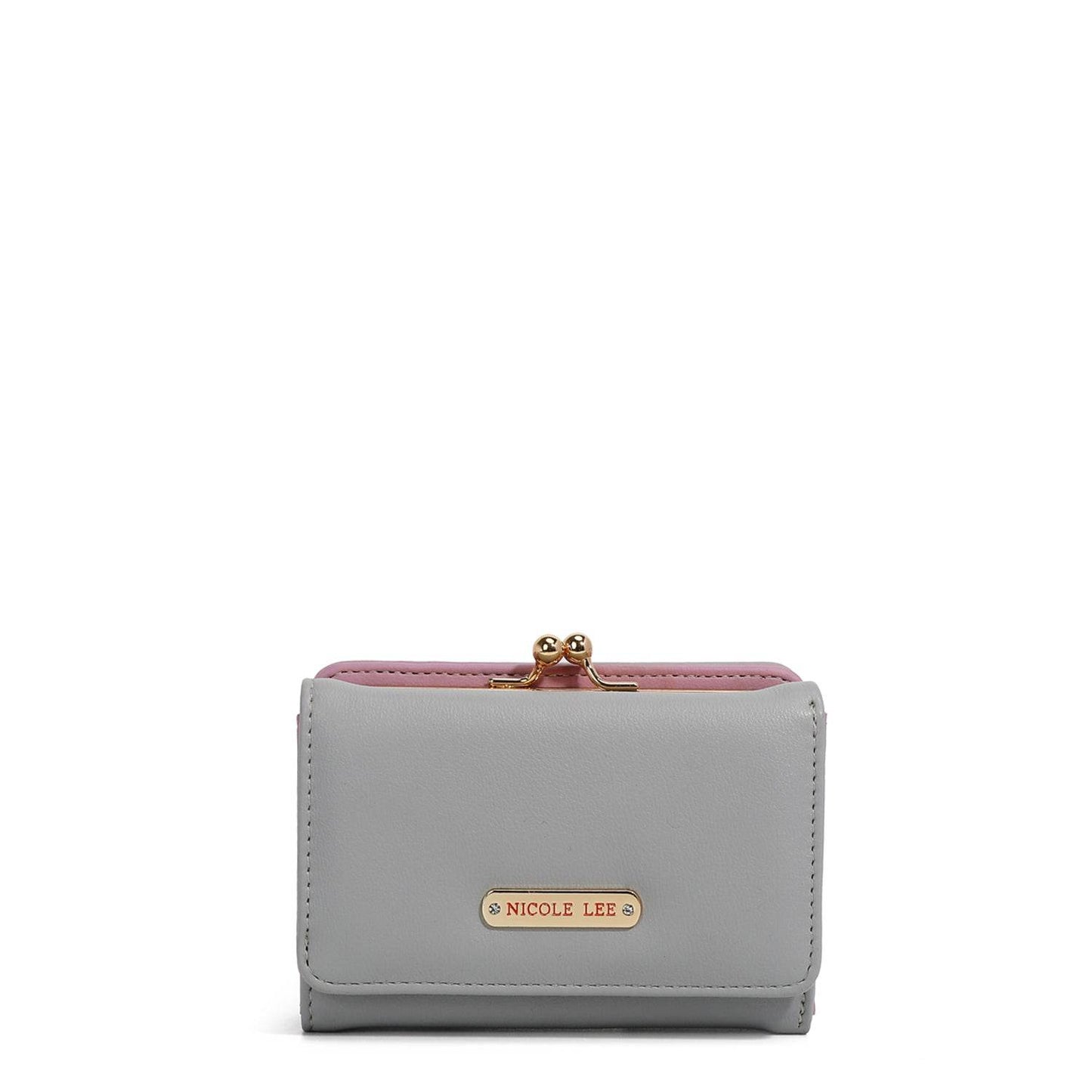 Nicole Lee USA Vegan Leather Trifold Wallet