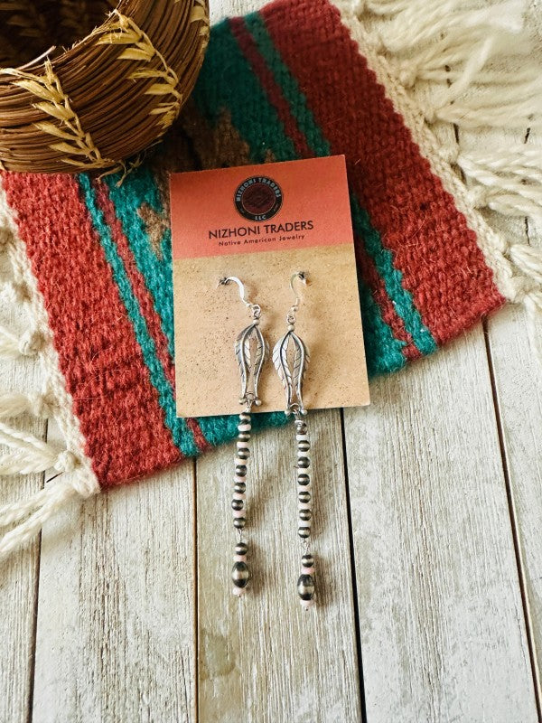 Navajo Queen Pink Conch & Sterling Silver Pearl Be