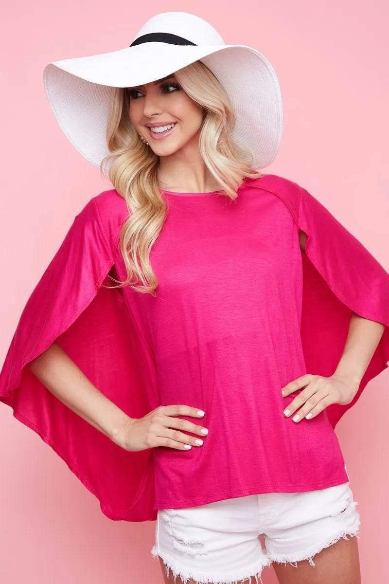 BiBi Fold Over Back Detailed Top