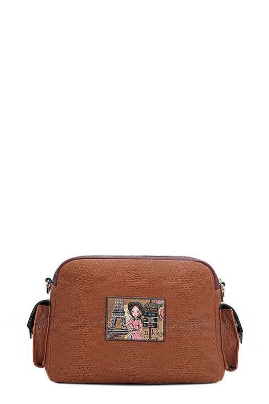Nicole Lee USA Multi Pocket Messenger Bag
