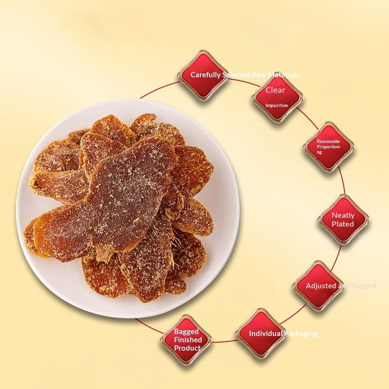 Instant Brown Sugar Ginger Slices For Brewing Dried Ginger Candy Slices